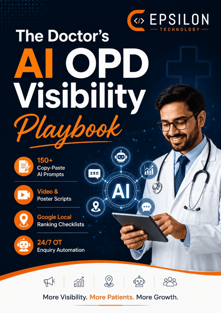 The Doctor's AI OPD Visibility Playbook Preview Cover